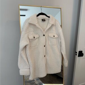32 Degrees Cream Teddy Jacket